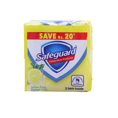 SAFEGUARD SOAP 103GM 3PCS LEMON