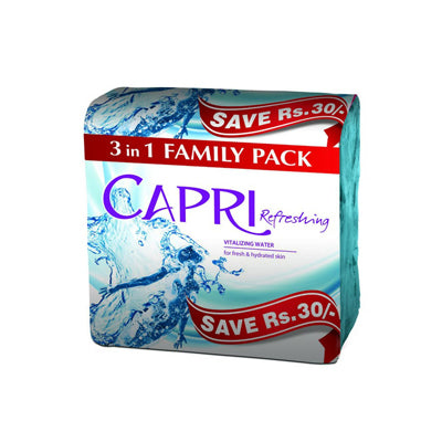 CAPRI SOAP 120GM 3PCS BLUE