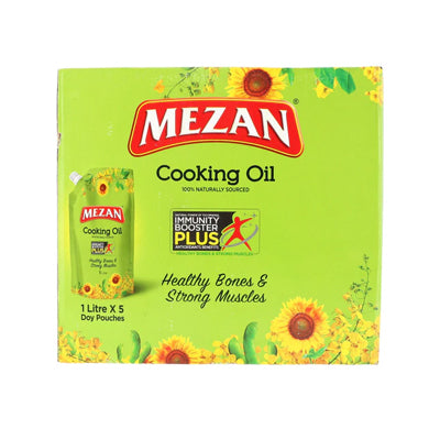 MEZAN COOKING OIL 1LITRE POUCH