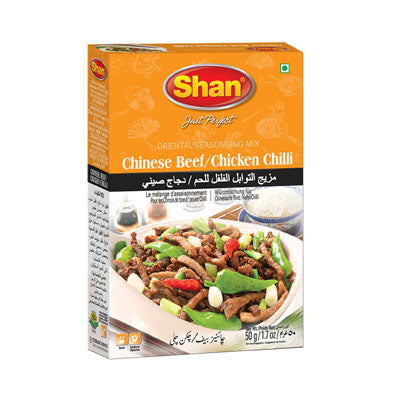 SHAN CHINESE MASALA 50GM BEEF CHICKEN CHILLI