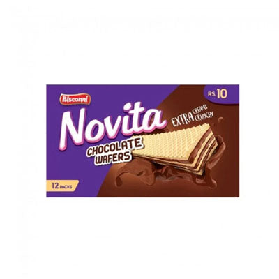 BISCONNI NOVITA WAFERS SNACK PACK CHOCOLATE.