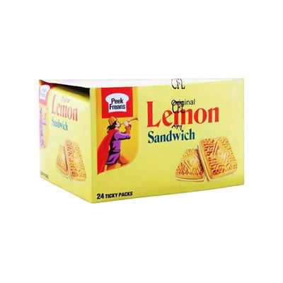 LEMON SANDWITCH BISCUITS SNACK PACKS 24S
