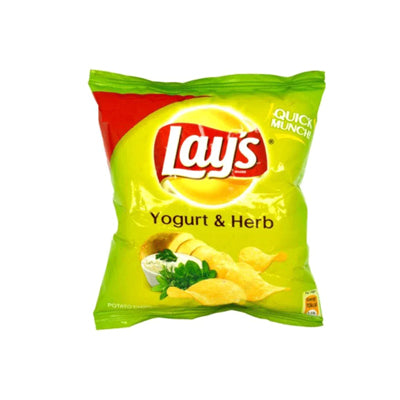 LAYS CHIPS 35GM YOGURT & HERB