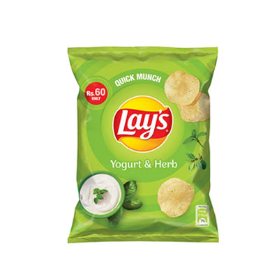 LAYS CHIPS 55GM YOGURT & HERB