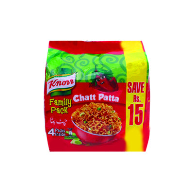 KNORR NOODLES 366GM PARTY PACK CHATPATTA 6S