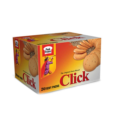 CLICK BISCUITS SNACK PACKS 24S