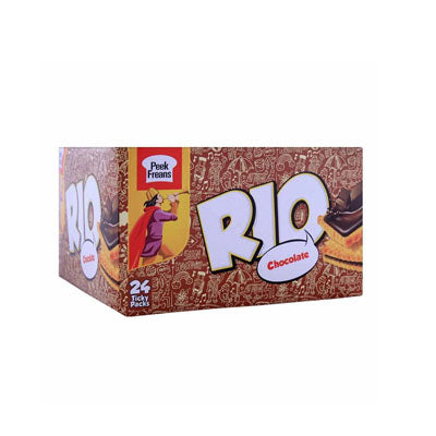 RIO BISCUITS SNACK PACKS DOUBLE CHOCOLATE 24PCS