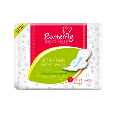 BUTTERFLY PADS ULTRA THIN EXTRA LONG 7S