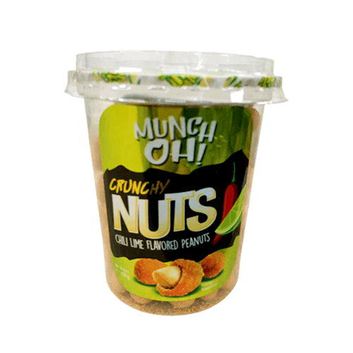 MUNCH OH CRUNCHY NUTS 150GM CHILLI LIME