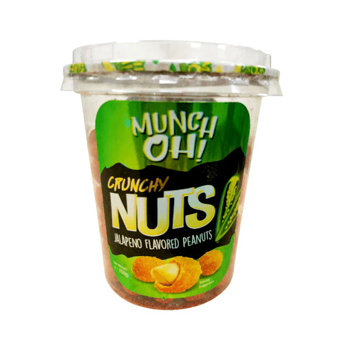 MUNCH OH CRUNCHY NUTS 150GM JALAPENO