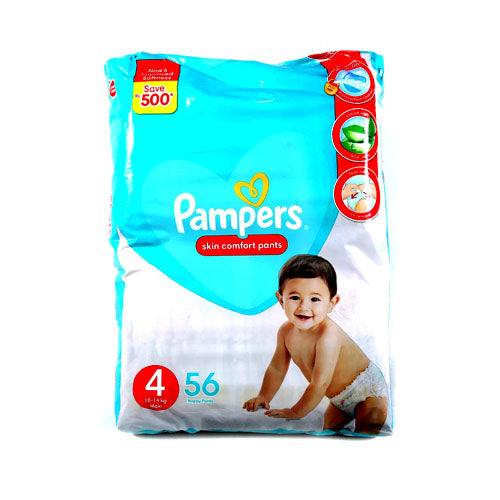 PAMPERS PANTS 56PCS MAXI