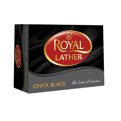 ROYAL LATHER SOAP 125GM ONYX BLACK