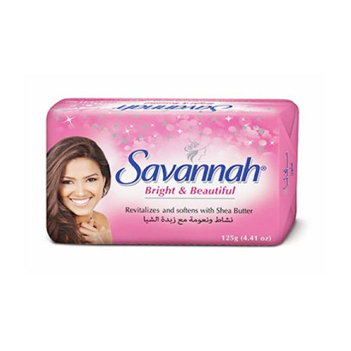 SAVANNAH SOAP 125GM BRIGHT&BEAUTIFUL