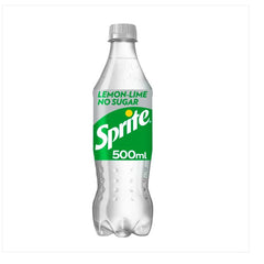 SPRITE SUGAR FREE 500ML BOTTLE