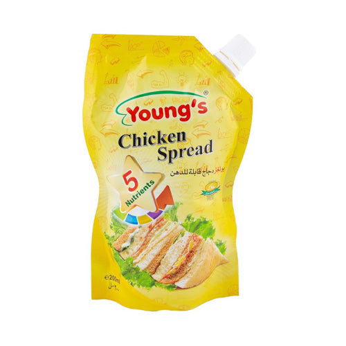 YOUNGS CHICKEN SPREAD 200ML POUCH